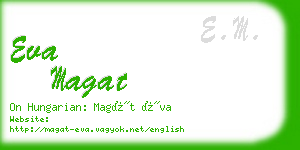 eva magat business card